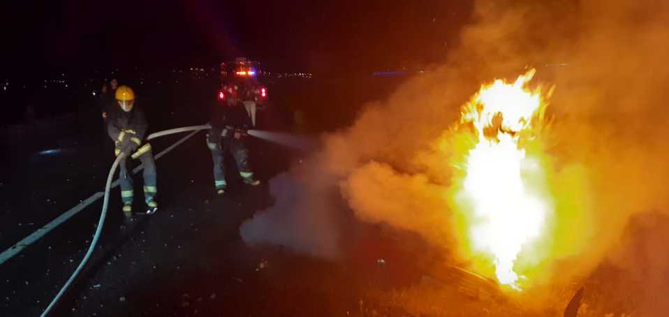 Accidente vial en Zapotlán de Juárez. (Cortesía)