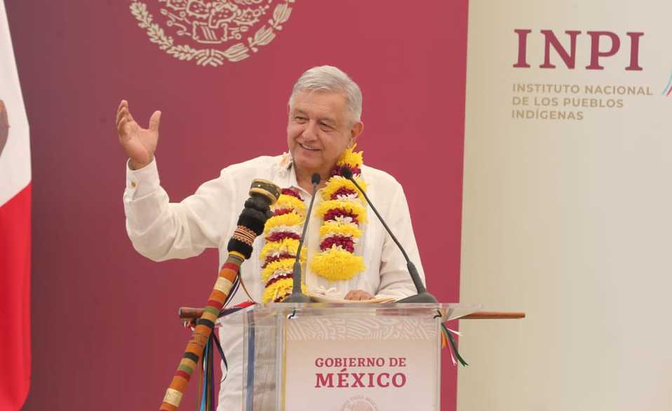 Andrés Manuel López Obrador en Nochixtlán, Oaxaca. (Javier Ríos)
