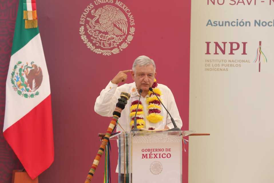 Andrés Manuel López Obrador en Oaxaca. (Javier Ríos)