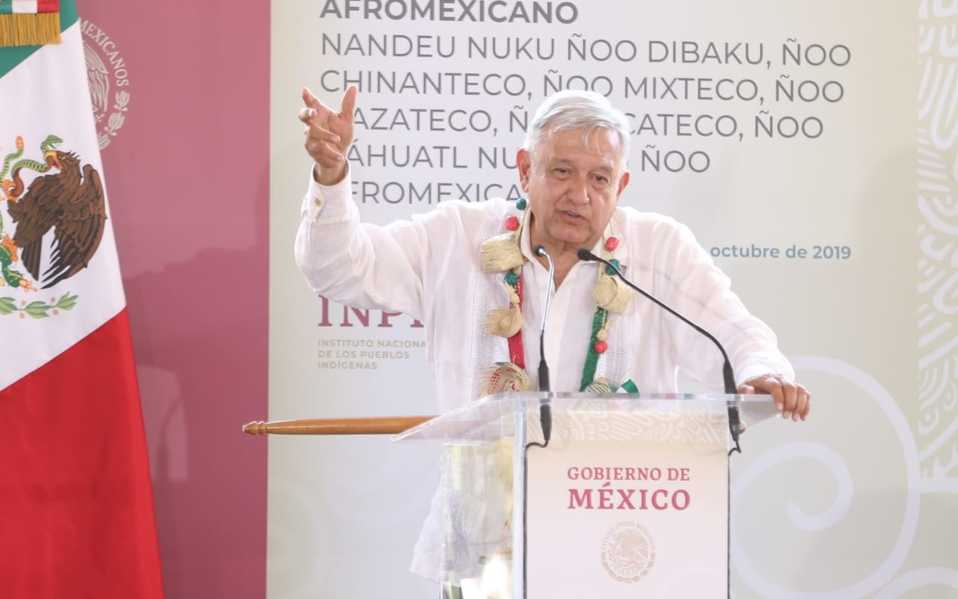 Andrés Manuel López Obrador en San Juan Bautista Cuicatlán, Oaxaca. (Javier Ríos)
