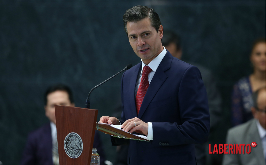 Enrique Peña Nieto durante un evento oficial en 2017. (Foto: Juan Carlos Bautista | MILENIO)