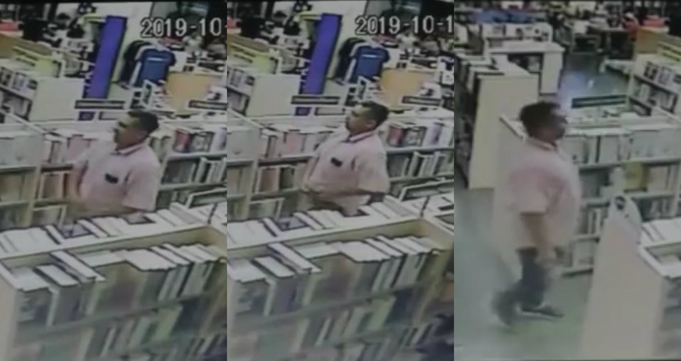 El hombre intentó robar colores con valor de más de mil pesos. (Especial)