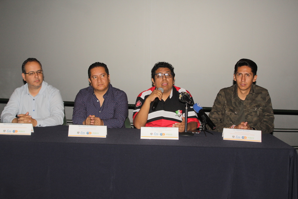 En rueda de prensa presentaron la Primera Competición de ESports, que se realizará en la ciuda de León. Foto: Daniela Béjar.