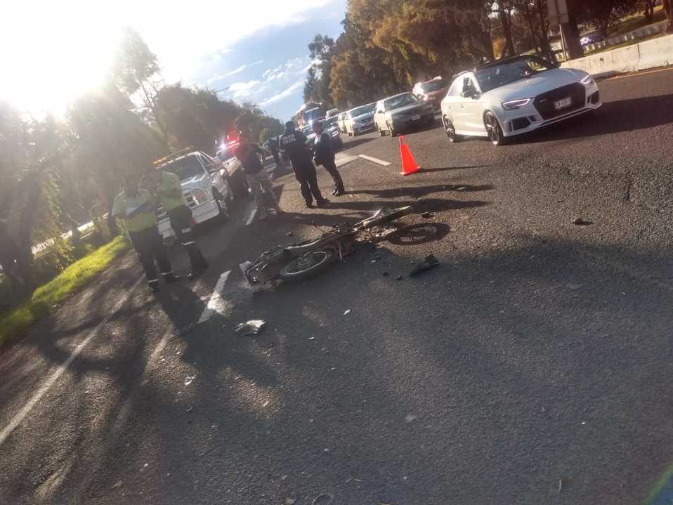 El accidente ocurrió en dirección a Ciudad de México. (Especial)