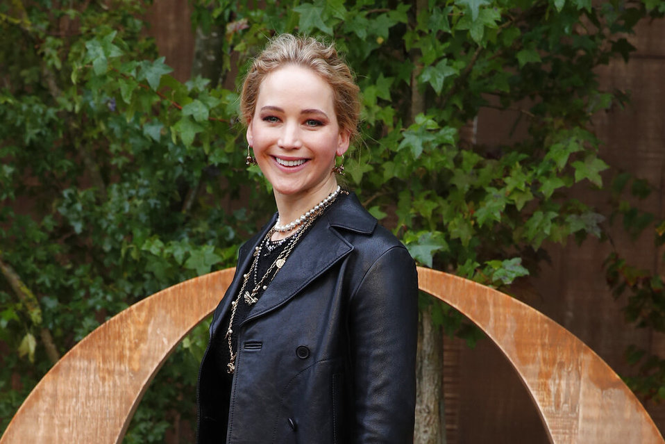 Jennifer Lawrence  se casó en Rhode Island (AP).