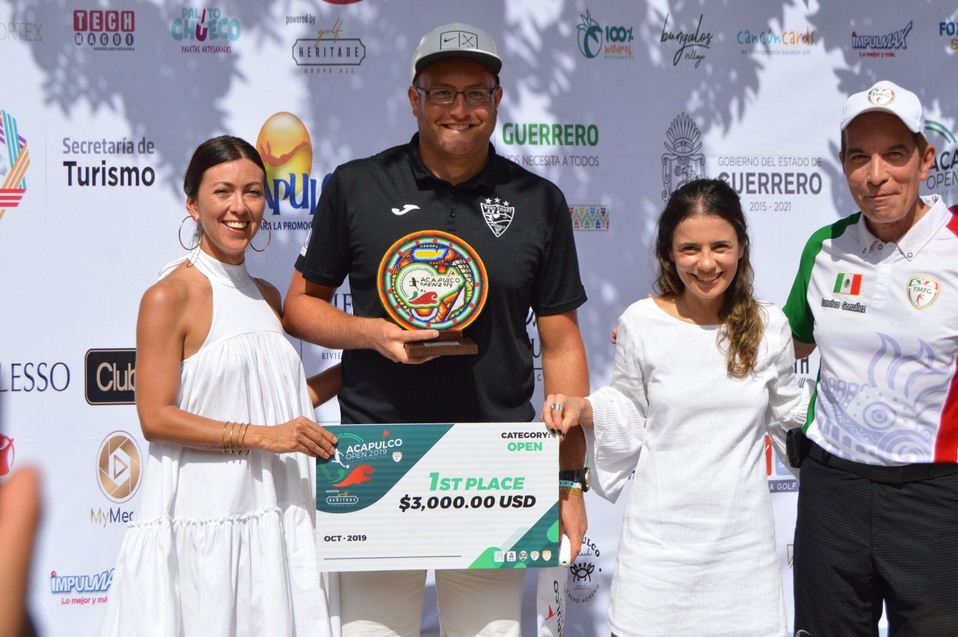 Jordan Godfrey gana el Acapulco Open de FootGolf 2019 (Michel Cruz)