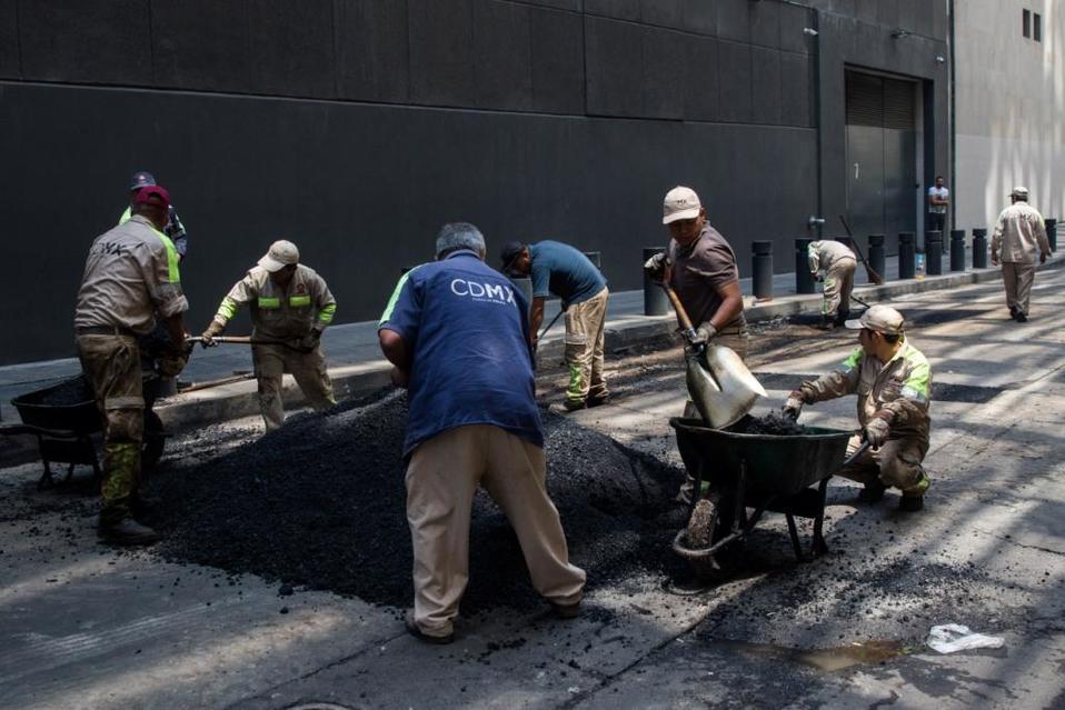 Trabajadores del gobierno de la Ciudad de México (Cuartoscuro)