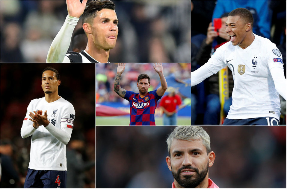 Algunos de los jugadores nominados al Balón de Oro (Reuters)