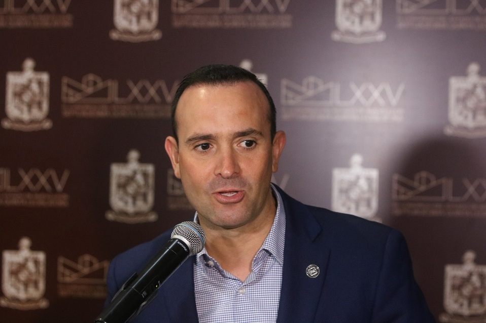 El diputado del PAN, Carlos de la Fuente. (Leonel Rocha)