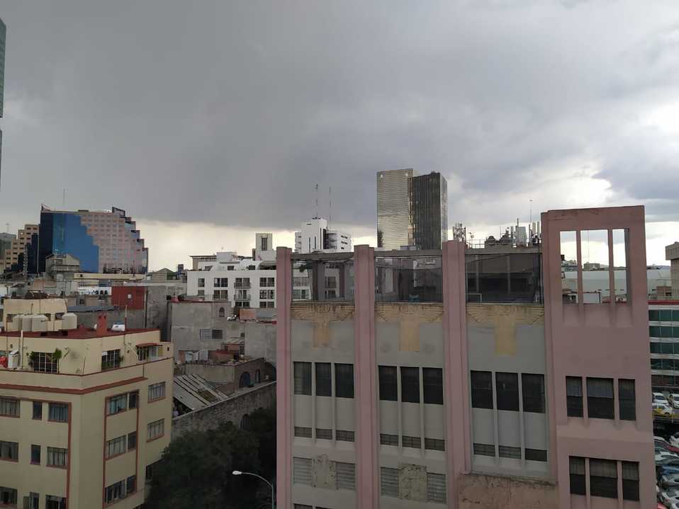 Hay lluvia en la zona oriente de la CdMx. (Milenio.com)