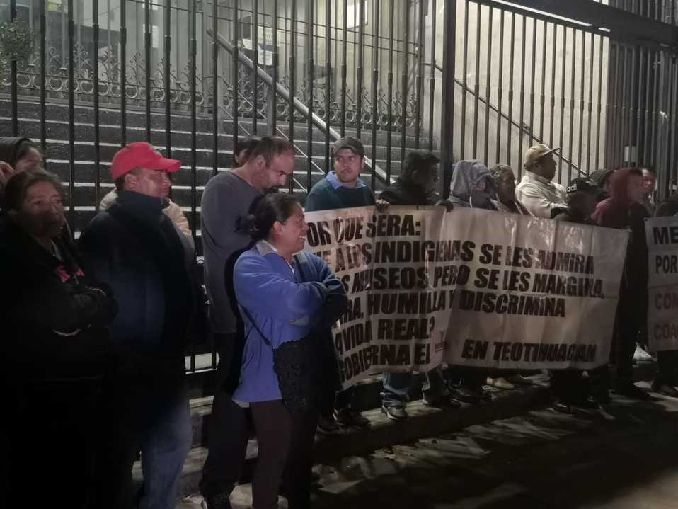 Manifestantes cerraron los accesos de la Secretaría de Gobernación (Segob). (César Velázquez)