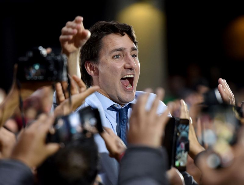 El primer ministro, Justin Trudeau, se juega hoy su futuro político. (AFP)