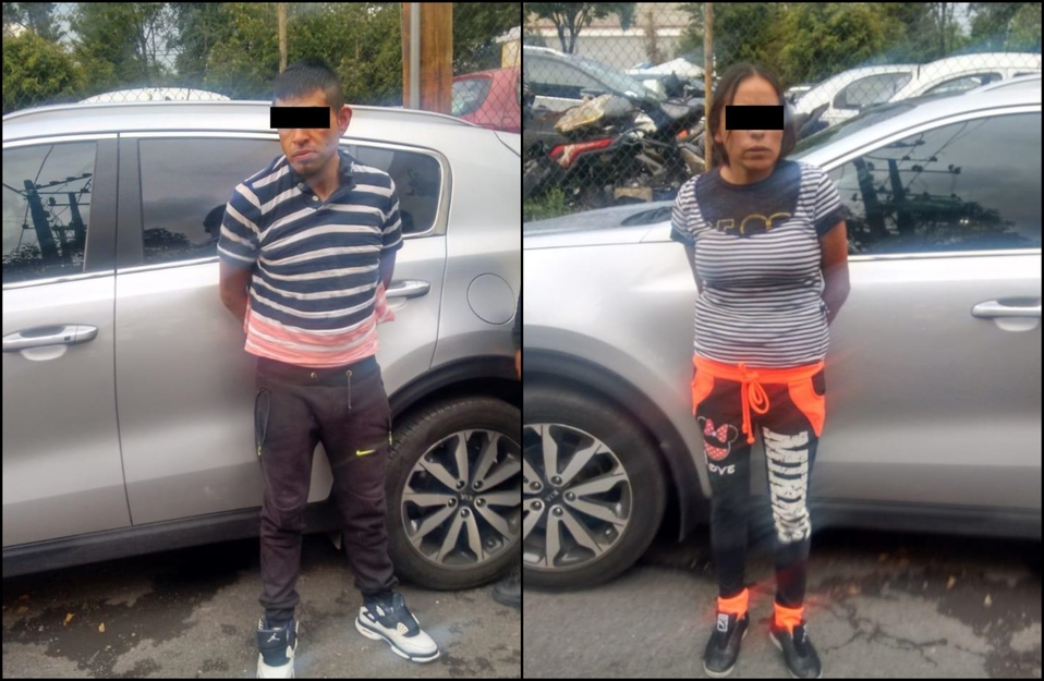 La pareja había asaltado un autobús en la colonia Tacuba. (Especial)