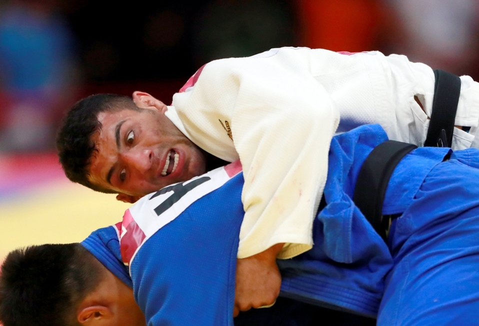 Judoca iraní (AP)