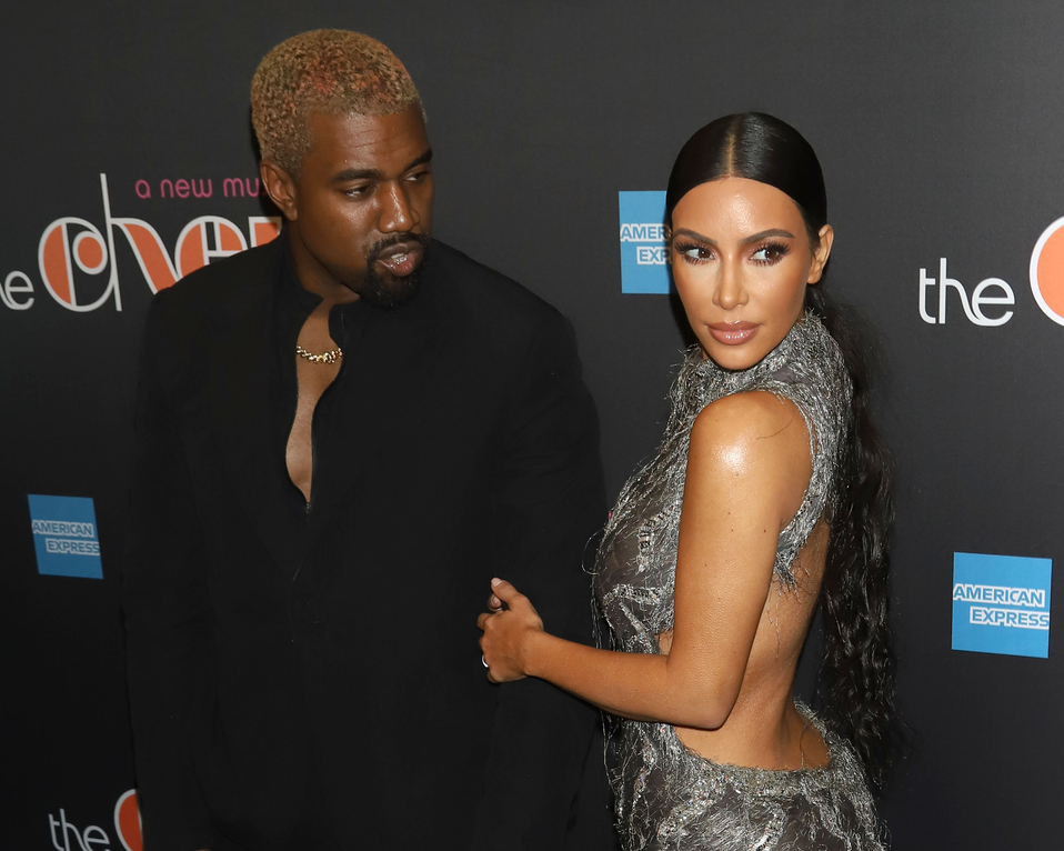 Kim Kardashian y Kanye West (Shutterstock).