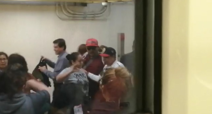 Una mujer fue agredida por un hombre en un vagón exclusivo en el Metro Hidalgo. (Fanny Miranda)