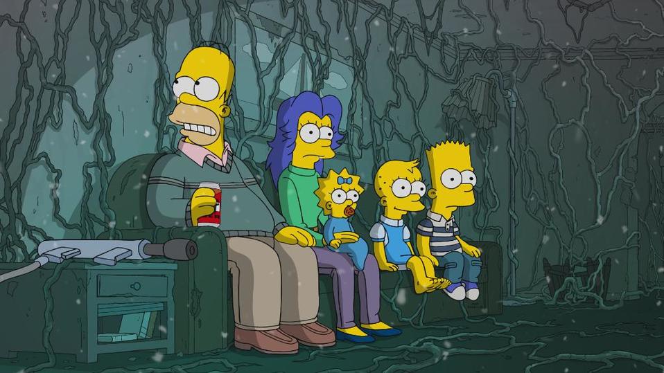 Los Simpson harán parodia de Stranger Things en Halloween (Twitter).