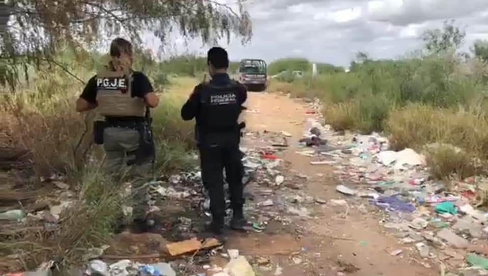 Búsqueda de personas desaparecidas en fosas clandestinas de Reynosa .