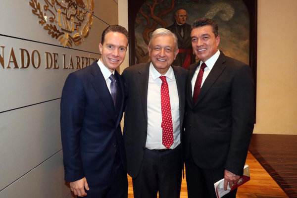 En la ceremonia estuvieron el presidente Andrés Manuel López Obrador, el gobernador Rutilio Escandón y el senador Manuel Velasco.