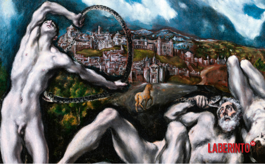 Detalle de portada. 'Laocoonte', obra del Greco, realizada en 1609. (National Gallery of Art)