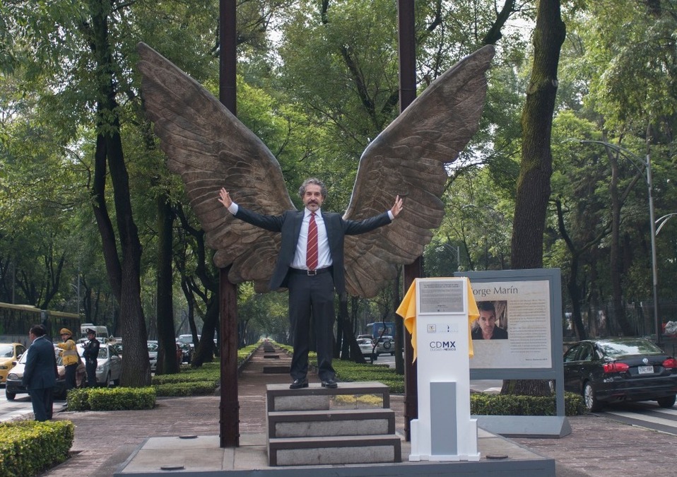 La escultura Alas de México en Paseo de la Reforma será reubicada. | Cuartoscuro
