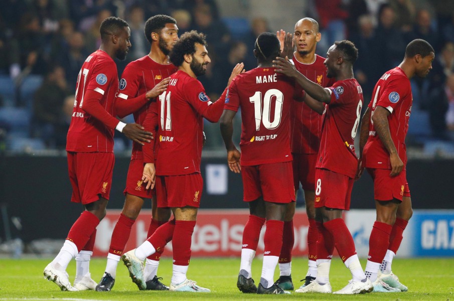 Liverpool celebra victoria en la visita en Bélgica (Reuters)