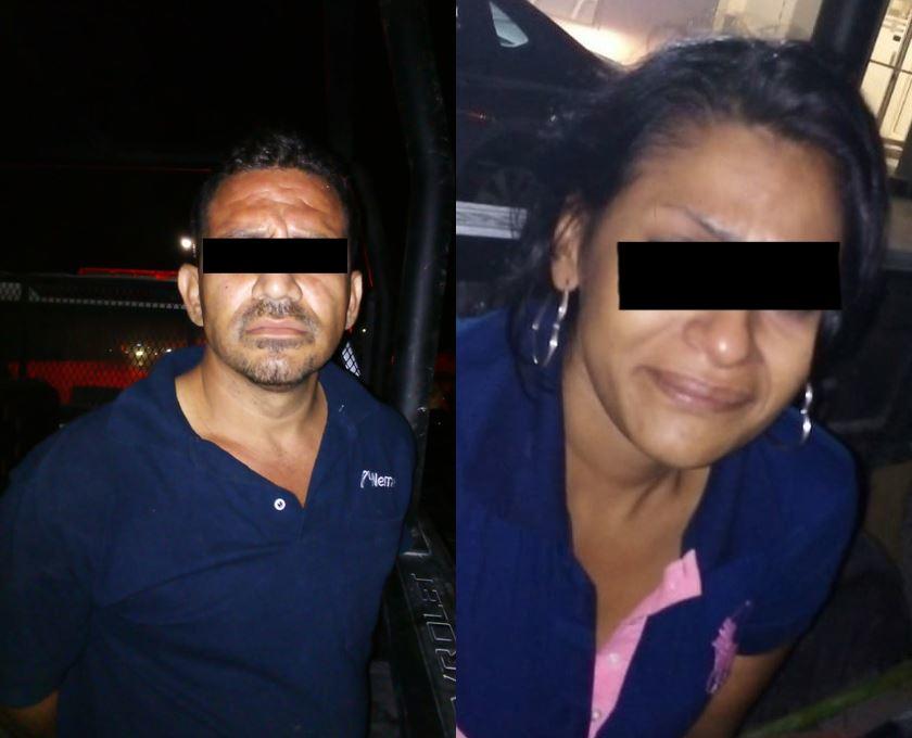 La pareja circulaba en un auto con reporte de robo en el municipio de García. (Foto: Especial)
