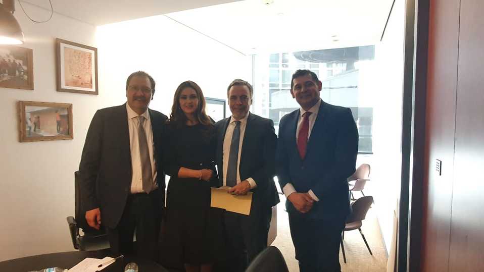 Reunión entre legisladores en el Senado de la República (Especial)
