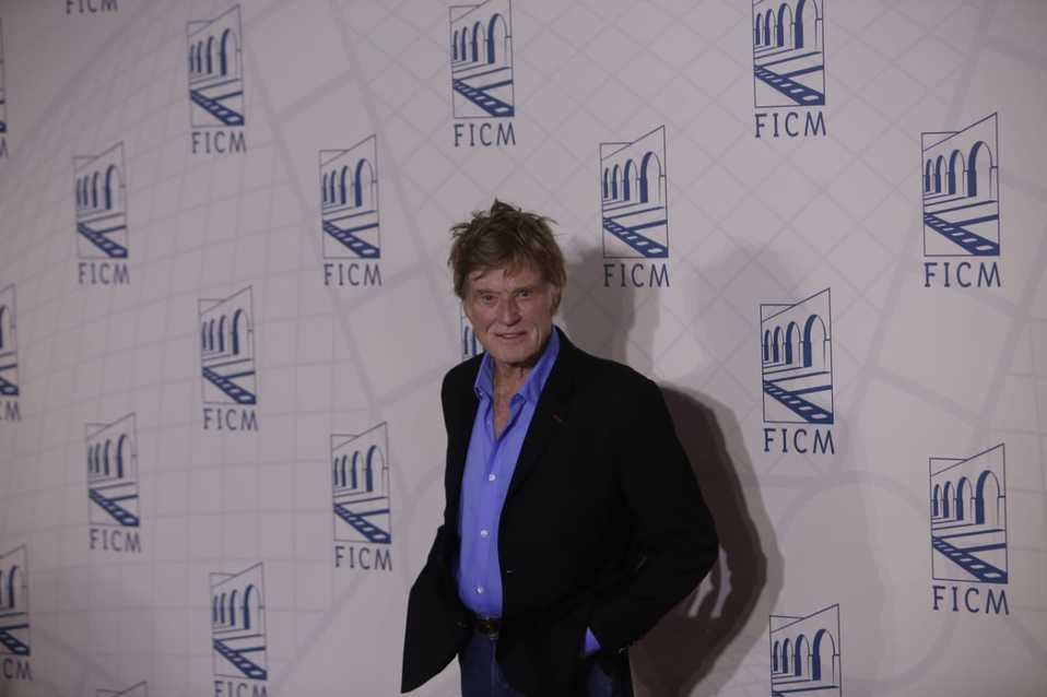Robert Redford en el FICM. (Ariana Pérez)