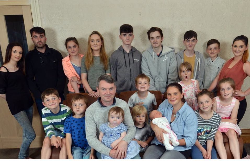 Algunos integrantes de la familia Radford (Instagram @theradfordfamily).