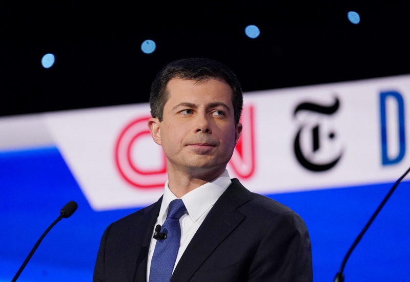 El aspirante a la candidatura presidencial, Pete Buttigieg. (Reuters)