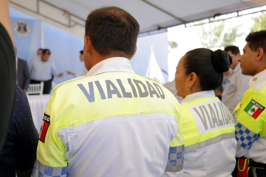 Los elementos terminaron el curso de “Formación Equivalente a elementos de vialidad”. (Rolando Riestra)