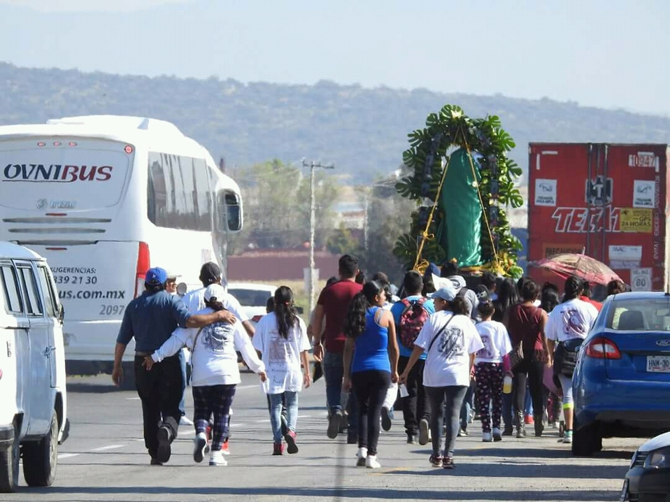 Peregrinaciones al Santuario de San Judas Tadeo. (Cortesía)