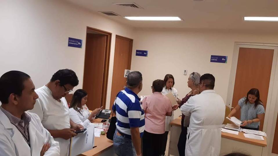 Sindicato toma dirección de hospital de Altamira, acusan violación a derechos humanos (Foto/Lucero Reyes)