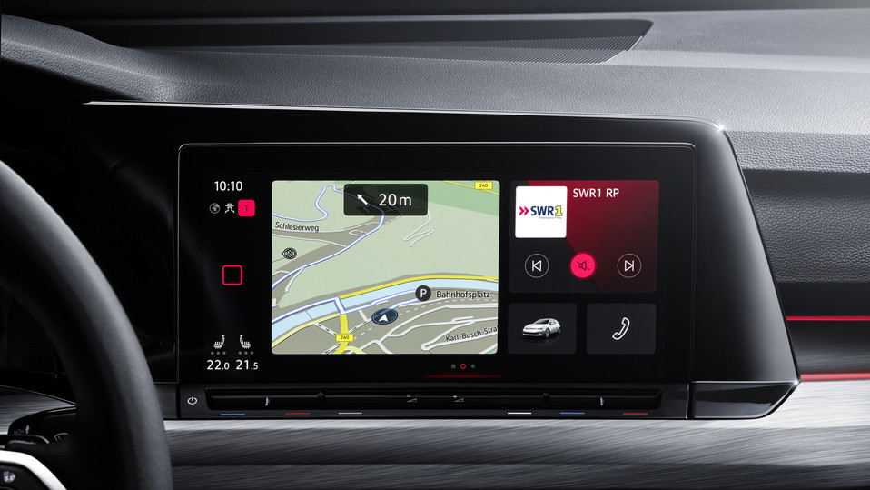 Volkswagen GPS golf (Volkswagen.com)