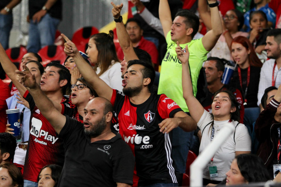 ASe hizo presente el 'Eh, puto' en la grada del Estadio Jalisco (Imago7)