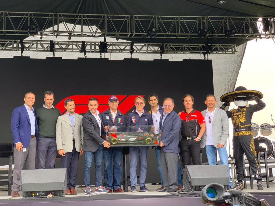 Inauguran la F1 Fan Zone 2019 del Gran Premio de México 2019 (César García)