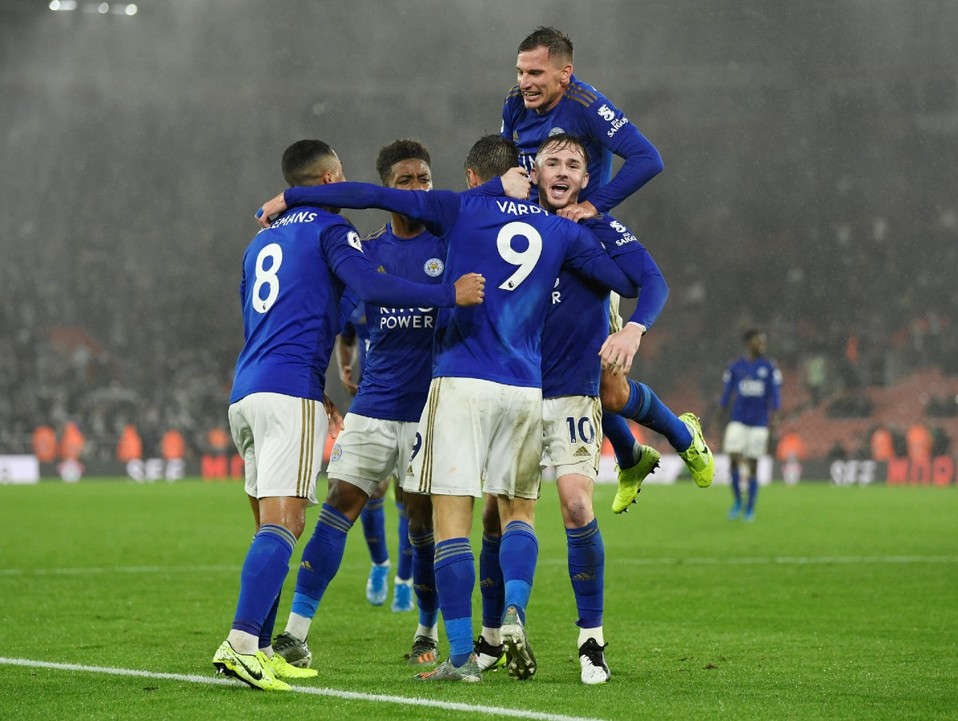 Leicester consigue goleada histórica como visitante en la Premier League  (Reuters)