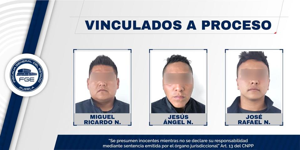 Miguel Ricardo N., José Rafael N., y Jesús Ángel N., presuntamente detuvieron de manera ilegal a un ciudadano. (Especial)