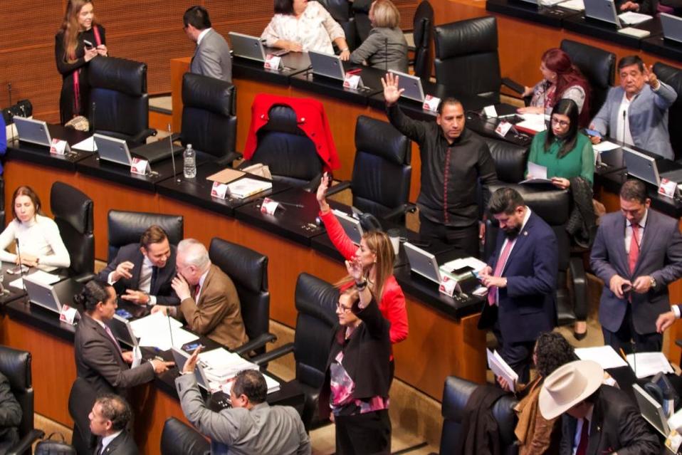 Sesión en Senado de la República. | Cuartoscuro