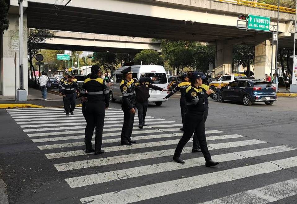 La SSC replegó a 5 mil 300 policías en las inmediaciones del Autódromo. | Jorge Becerril