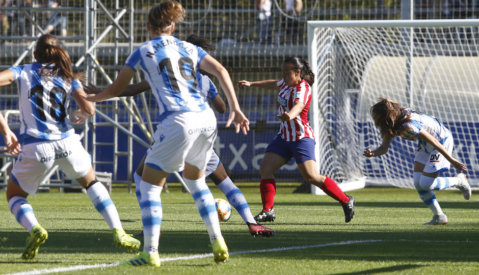 Charlyn Corral abrió el marcador en el triunfo del 'Atleti' Femenino sobre la Real Sociedad (atleticodemadrid.com)