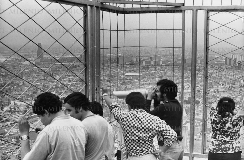 Mirador de la Torre Latinoamericana. (Fototeca Milenio)