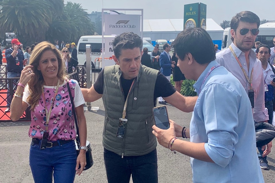 Alejandro Irarragorri asistió al Gran Premio de México (Carlos Contreras Legaspi)