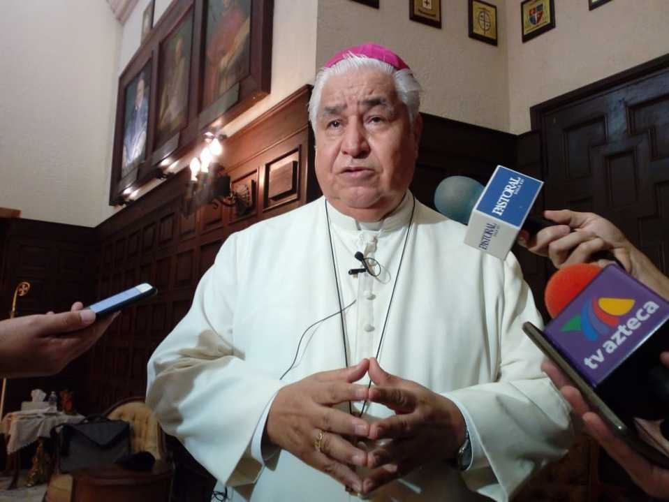El arzobispo de Monterrey, Rogelio Cabrera López. Foto: Carolina León.