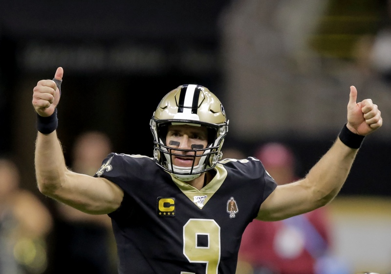 Drew Brees regresó con los Saints (Reuters)