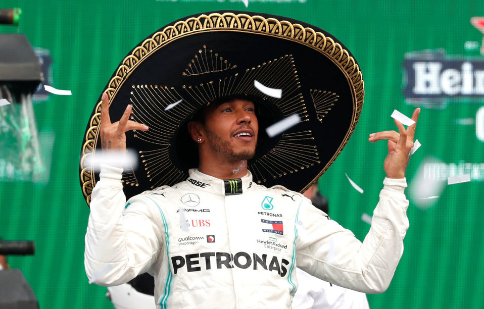 Lewis Hamilton gana el Gran Premio de México 2019 (Reuters)