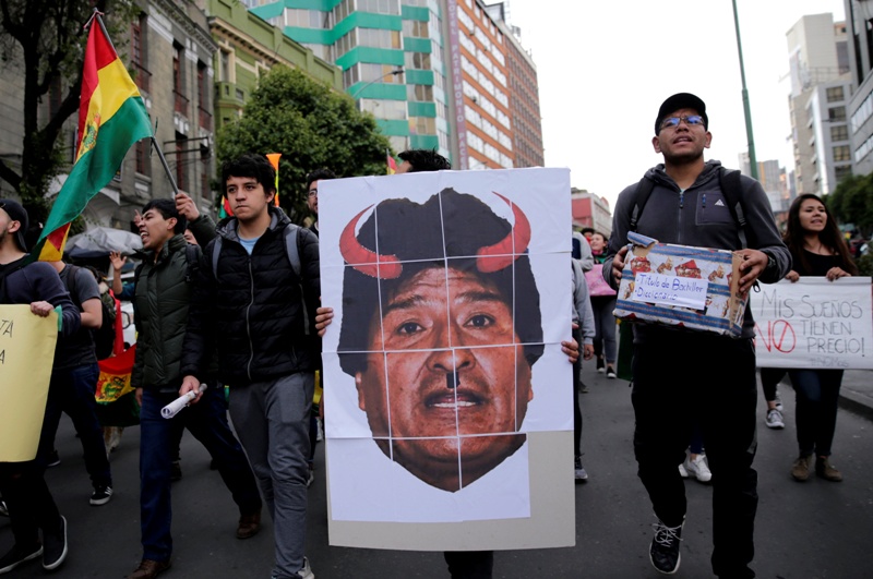 Las protestas se han recrudecido tras la victoria de Evo Morales. (Reuters)