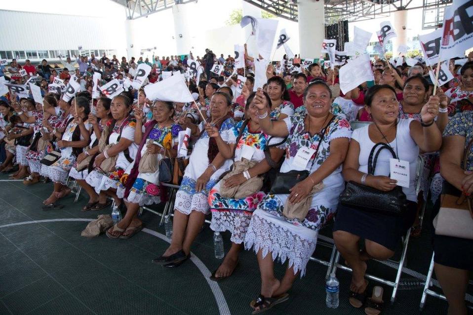 Asamblea estatal en Campeche de la organización Redes Sociales Progresistas (Cuartoscuro)