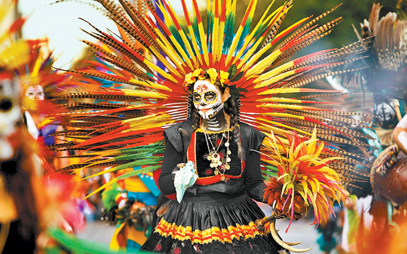Desfile Internacional de Día de Muertos en Ciudad de México. (Cuartoscuro)